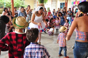 Crianças do NDI encerram semestre letivo com festa
