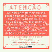 Nucli Ufal oferece cursos de inglês para estudantes e servidores
