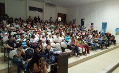 Auditório ficou lotado para o debate