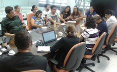 Em reunião nesta quinta (8) reitora se reuniu com representantes da Ebserh