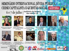 Ufal sedia Seminário Internacional sobre a dívida pública