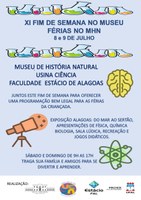 11º Fim de Semana no Museu traz programação com atividades científicas e culturais