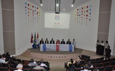 Mesa de abertura do Dia da Transparência