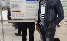 Eliseu Afonso, aluno intercambista do curso de Meteorologia da Ufal e natural de Angola também apresentou trabalho