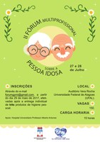 II Fórum de Pesquisa sobre Idosos começa no próximo dia 27