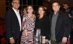 Gestão da Ufal, presidente da SBPC Helena Nader e presente da Fapeal, Fábio Guedes