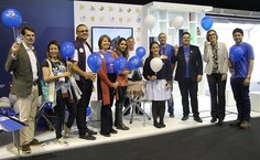 Equipes da Ufal e Fapeal em estande de divulgação