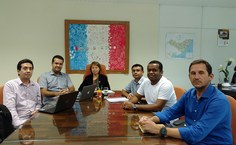 Reunião da reitora com representantes da Cice e da Sinfra