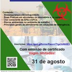 Ceca promove minicurso de biossegurança e primeiros socorros
