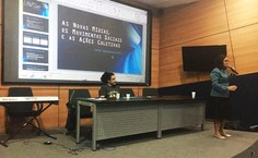 Messa sobre os movimentos estudantil e feminista pela jornalista Lenilda Luna