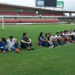 Estudantes do Paespe visitam estádio Rei Pelé