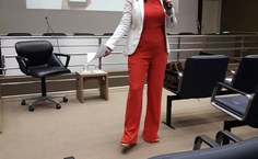 Luana Nunes, da Algo Mais Consultoria e Assessoria, em palestra no 1º Enacon (Fotos   Comissão Organizadora)