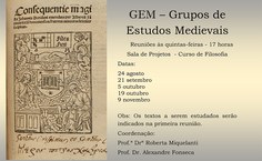 Confira as datas do próximos encontros