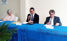 Reitor em exercício, José Vieira Cruz, presidiu a solenidade de posse