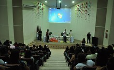 Aula magna foi no auditório da Reitoria