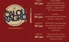 Programação da Calouragro 2017.2