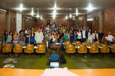 Acadêmicos organizam semana de acolhimento no Centro de Ciências Agrárias. Fotos: Renner Boldrino | nothing