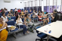 Cedu recebe palestra sobre a Pedagogia Waldorf. Foto: Renner Boldrino