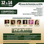 Faculdade de Nutrição está com inscrições abertas para trabalhos científicos