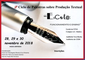 Centro de Educação promove 2º Ciclo de Palestras sobre produção textual