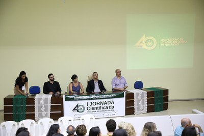 Jornada Científica em comemoração aos 40 anos do curso de Nutrição. Foto: Renner Boldrino