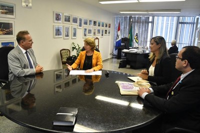 Reunião com o senador Renan Calheiros