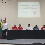 Reitora participa da assembleia unificada dos sindicatos para esclarecer a posição da gestão sobre Acórdão do TCU