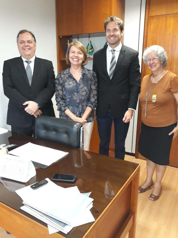 Visita ao deputado federal Pedro Vilela, em conjunto com o prefeito de Viçosa