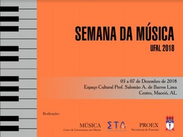 Ufal promove edição 2018 da Semana de Música
