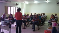 Produtores de leite de cabra recebem palestras para auxiliar na produção correta. Foto: Arquivo Pessoal