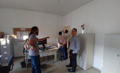 Visita do vice-reitor à unidade de Palmeira dos Índios