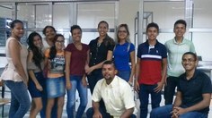 Equipe de professores e voluntários monitores