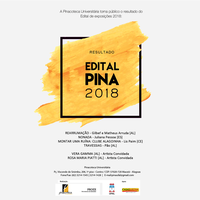 Pinacoteca divulga resultado do edital de exposições 2018