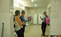 Reitora visitou as instalações do local