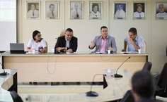 Reunião dos parceiros para evento da SBPC em Alagoas. Fotos: Renner Boldrino