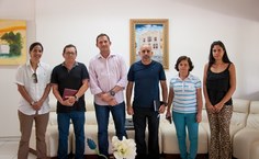 Marina Tavares com representantes da Ufal