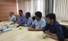 Equipe da Sinfra acompanhou a reitora