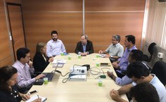 Equipe da Sinfra acompanhou a reitora