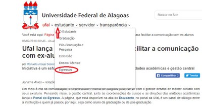 Veja aqui como acessar o Portal do Egresso
