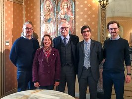 Gestão consolida cooperação internacional com universidade italiana