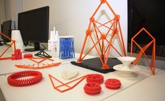 Impressos em 3D. Foto   Tárcila Cabral