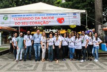 Atividade na Tenda do Coração. Foto: Arquivo PET Saúde