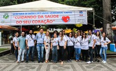 Atividade na Tenda do Coração. Foto: Arquivo PET Saúde