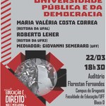 Reitora participou de aula magna na Universidade Federal Fluminense