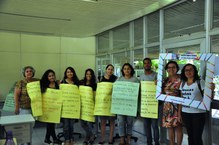 CQVT, Núcleo de Pesquisa Frida Kahlo e Comitê de Combate à Violência participaram das atividades do Dia Mundial da Violência