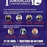 CA de Direito realiza 1º Seminário Diálogos Jurídicos Contemporâneos