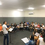 Corufal universitário se apresenta no Encontro de Música Sacra em Penedo