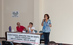 Lenira Wanderley de Almeira, coordenadora do Fórum em Defesa do SUS