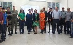 Reunião com representantes de segurança e trânsito para SBPC 2018 na Ufal. Fotos: Cíntia Calheiros