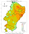 Imagem fornecida por satélite